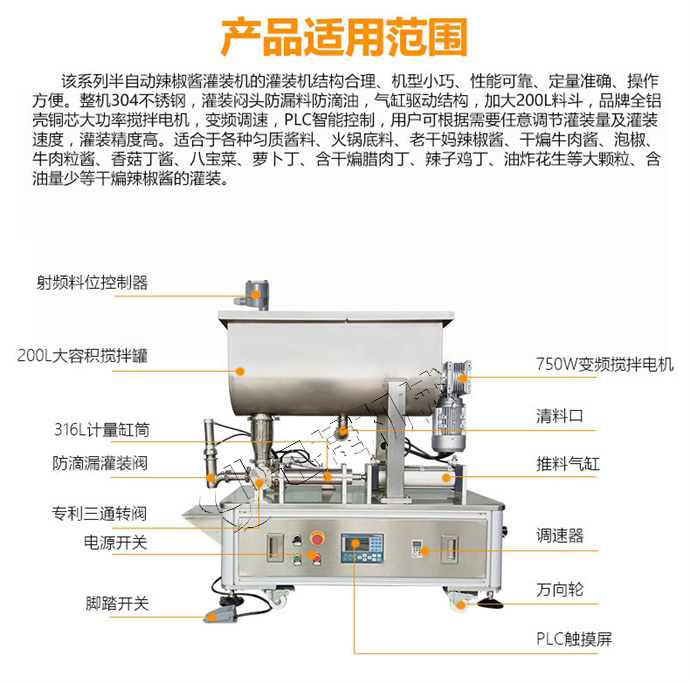 半自動(dòng)食用油灌裝機(jī)